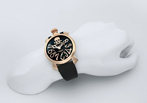 ガガミラノ スーパーコピーGaGa MILANO 時計 マヌアーレ 48mm ブラック メンズ 5011ART01S-BRW