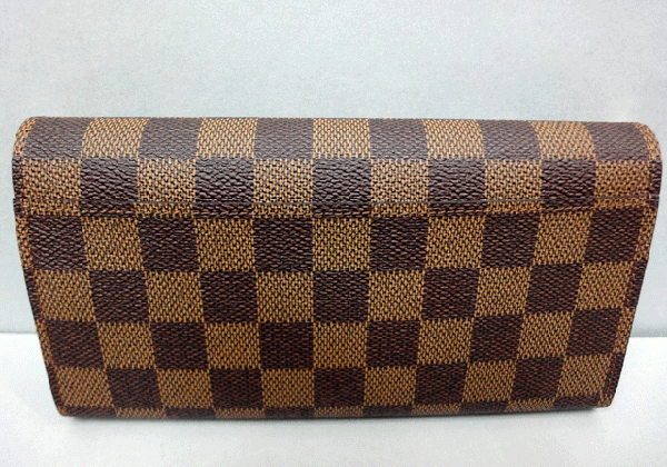 ルイヴィトン スーパーコピー LOUIS VUITTON 長財布 ダミエ エンベロップ ポルトフォイユ・サラ ダークブラウン N63209