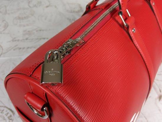 ルイヴィトン スーパーコピー M53419 17aw Supreme Louis Vuitton KEEP.45 BA.SP EPI DWT R キーポル・バンドリエール45 ボストンバッグ 
