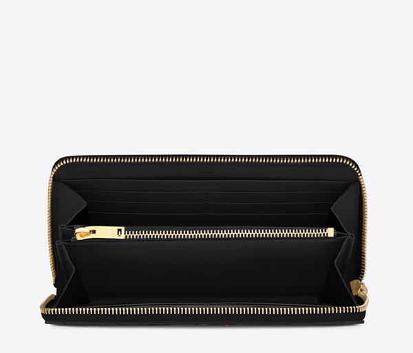 Saint Laurent☆サンローランスーパーコピー モノグラム コンチネンタル長財布 ブラック 372264BOW01 1000