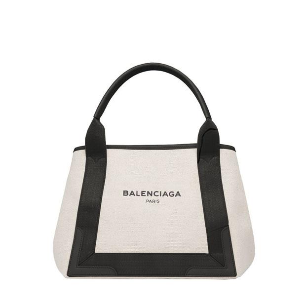 人気 NO.1☆ BALENCIAGAバレンシアガ トートバッグ コピー NAVY CABAS ブラック M 339936 AQ32N 1065