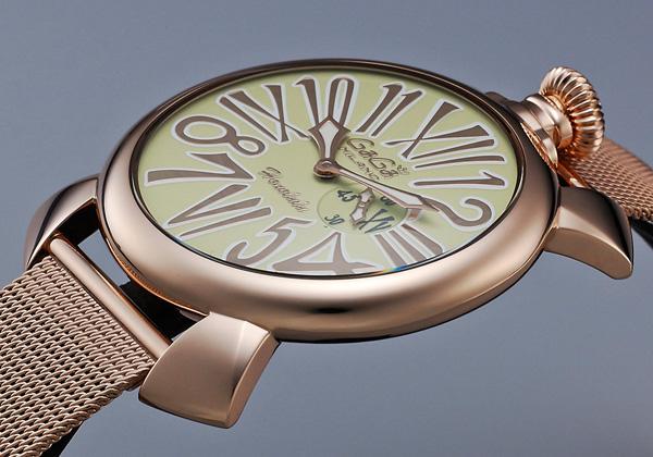ガガミラノスーパーコピー スリム 46mm ユニセックス 限定モデル 時計 5081.L.E.HO.3