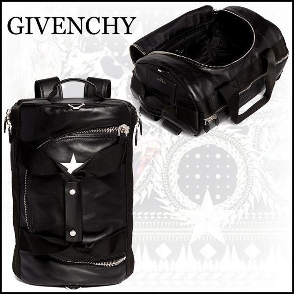 GIVENCHY(ジバンシィスーパーコピー)☆STAR PRINT レザー ダッフルバックパック 7072203