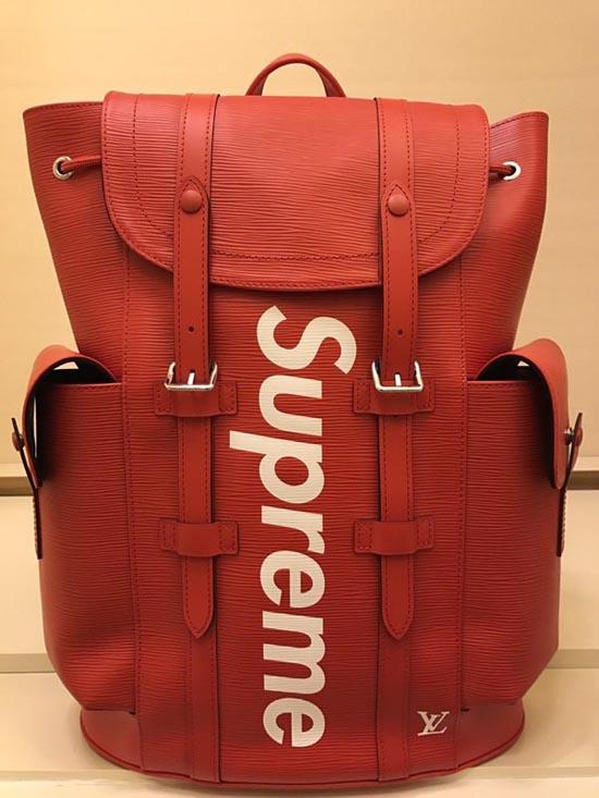 Louis Vuitton×Supreme コラボレーション ◆ クリストファー バックパック M53414