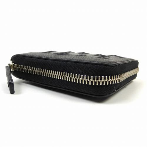 ジミーチュウ コピー Jimmy Choo エンボス スター ラウンド 財布 黒 jc70107