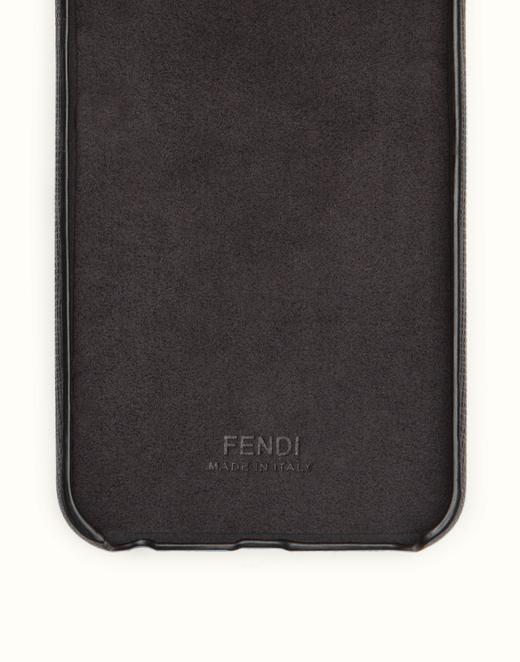 FENDI フェンディ コピー ABCOVER A レザーにピンクファーをあしらったiPhoneケース 7AR50A8ABF047R