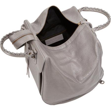 ★☆Balenciaga☆バレンシアガバッグスーパーコピー　コットンキャンバス×カーフスキン　WHITE/BLACK 