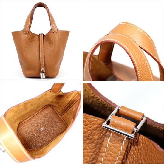 HERMESコピー/エルメス★ピコタンPM×トートBAG×ゴールド★新作