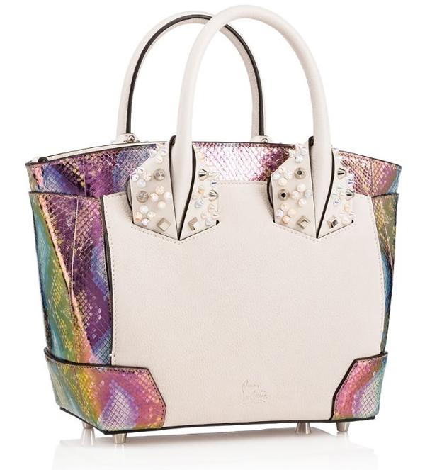 新作 虹色がエレガント ルブタン Eloise Small Two Handle Bag 3175059M863