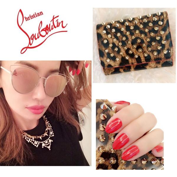 新作【平子理沙さん愛用】クリスチャンルブタン コピー Christian Louboutin★レオパード可愛いミニ財布★7042606