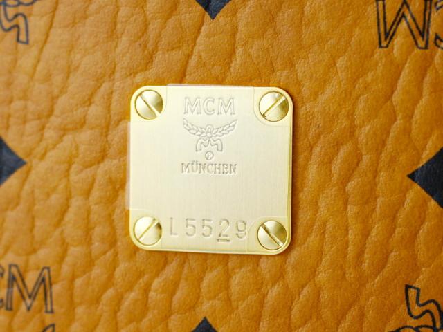 エムシーエム【MCM コピー】バッグ トートバッグMWP4AVI24 CO001 SHOPPER PROJECT トートバッグ ポーチ付 ライトブラウン レザー ユニセックス