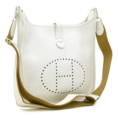 HERMES ショルダーバッグ エヴリン  ブラン アマゾン 063089CK