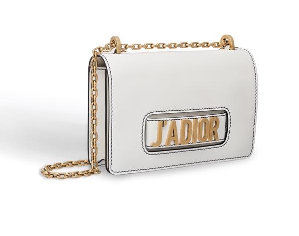 2017SS【Christian Dior】J'ADIOR ディオールスーパーコピー チェーンフラップバッグ ホワイト M9000CVQV M030