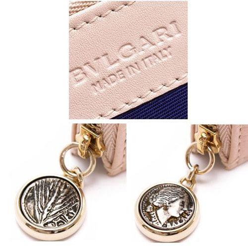 大人気 ☆BVLGARI☆ MONETE L字ファスナー長財布 LIGHT PINK♪ 7031401