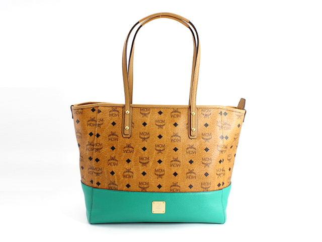 【MCM コピー】 トートバッグ MWP4SVI36 CO001 S P VISETOS EW ショッパーミニトートバッグポーチ付 ベージュ/コンビ PVC ユニセックス