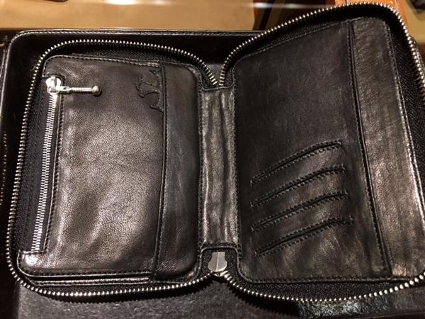 クロムハーツ ウォレット バンク ローバー ブラックヌバック Chromehearts7010957