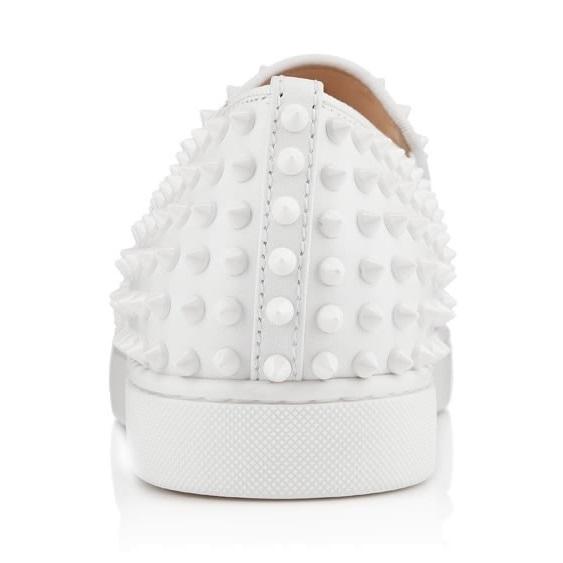 クリスチャン ルブタンスーパーコピー Christian Louboutin 人気の白レザーx白スパイク 6071905