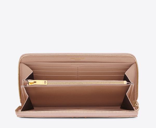 ☆SAINT LAURENTサンローランスーパーコピー モノグラムラウンドジップウォレット Pink 372266BOW01 1000