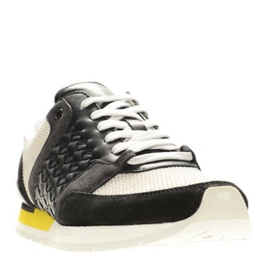 【BOTTEGA VENETA】レザースニーカーウィーブ ブラック 7082804