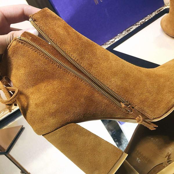 16AW スチュアート ワイツマン スーパーコピー(Stuart Weitzman) セレブ愛用☆Platglove Shorty アンクルブーツ 16090707