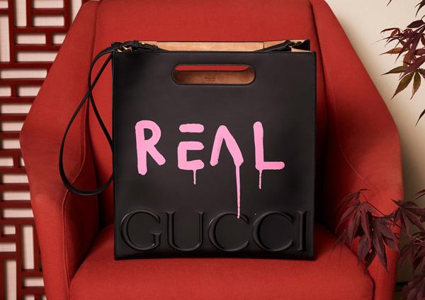 GUCCI 2017新作日本未入荷 グッチスーパーコピー ゴースト レザー トートバッグ 414476 CVLQT 8542