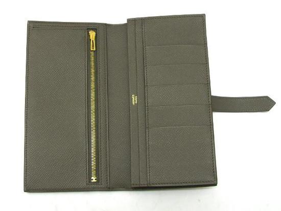 HERMES/エルメス コピー 財布 ベアンスフレ エタン/ゴールド金具 7011810