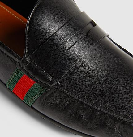【Gucciグッチ コピー】16SS新作★WEBつきレザードライビングシューズ 407411 BTRE0 1060