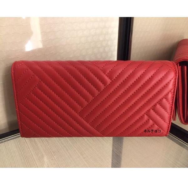 《新作限定 Newステッチがエレ女》2106秋冬新作シャネルスーパーコピー CHANEL キルティング フラップ長財布 レッド☆☆☆