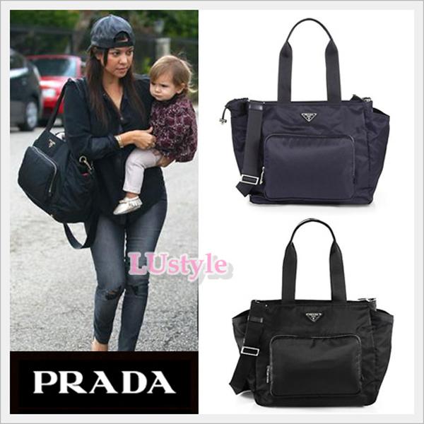日本未入荷★セレブ愛用【国内送】PRADAプラダカナパ コピー マザーズバック 7060101