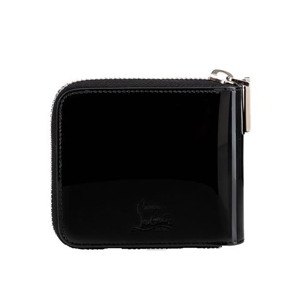 【Christian Louboutinコピー】 Panettone 二つ折り財布 Black/Multi 6051619