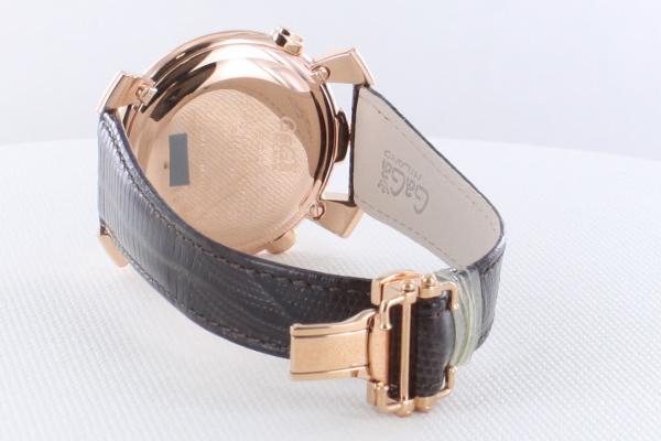 ガガミラノスーパーコピー シンクロノ46MM THIN CHRONO 18ｋPGコーティング 時計 5098.03BW
