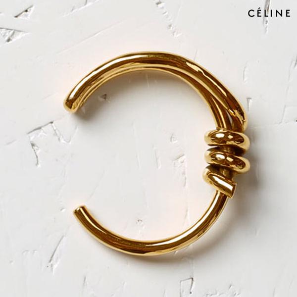 AW16 CELINE セリーヌスーパーコピー バーベル ブレスレット ゴールド 46F636BRA.18BR