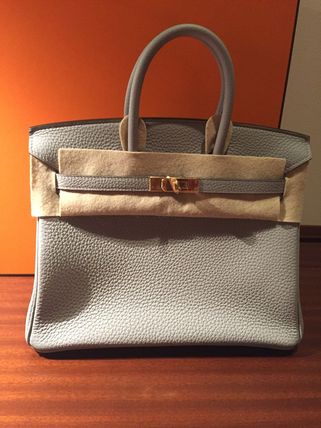 エルメス スーパーコピー バーキン25 Birkin 25cm bluegracier新色☆ゴールド金具 7011108