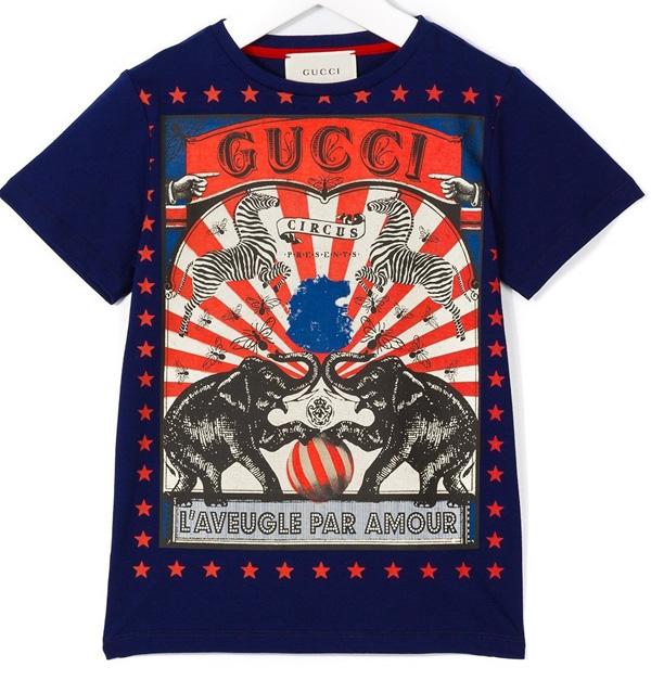 2017AW GUCCI グッチスーパーコピーサーカスプリントTシャツ 7072006