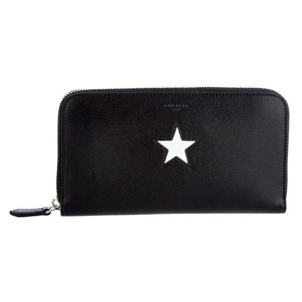 【GIVENCHY ジバンシィスーパーコピー】 Star ジップ 長財布 White メンズ7072210