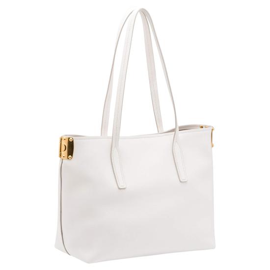 MiuMiu トートバッグ コピー カーフレザー☆白トートバッグ★ポーチ付き 5BG054 