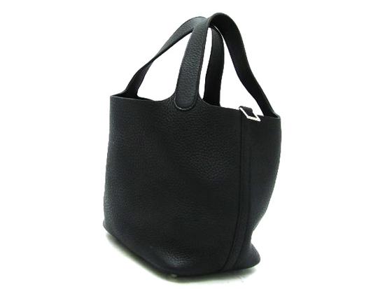 ★HERMES/エルメス コピー ピコタンPM×トートバッグ×BLACK★新作★