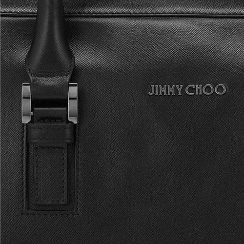 【JIMMY CHOO】ジミーチュウ スーパーコピー サフィアーノレザー2WAYバッグ Black