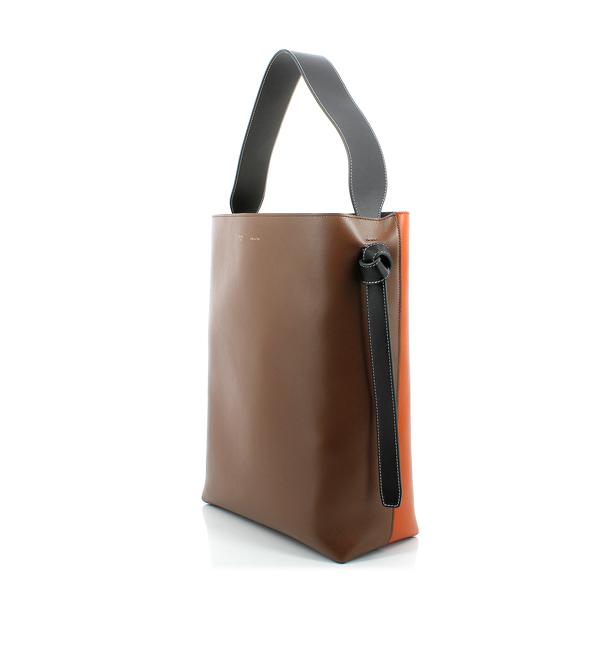 新色 セリーヌスーパーコピー CELINE☆SMALL TWISTED BICABAS Camel and tawny 177053A90.02CT