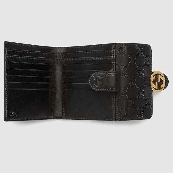 2017新作*GUCCI グッチ スーパーコピー* シグネチャーウォレット☆折り畳み財布☆369676 CWC1G 1000