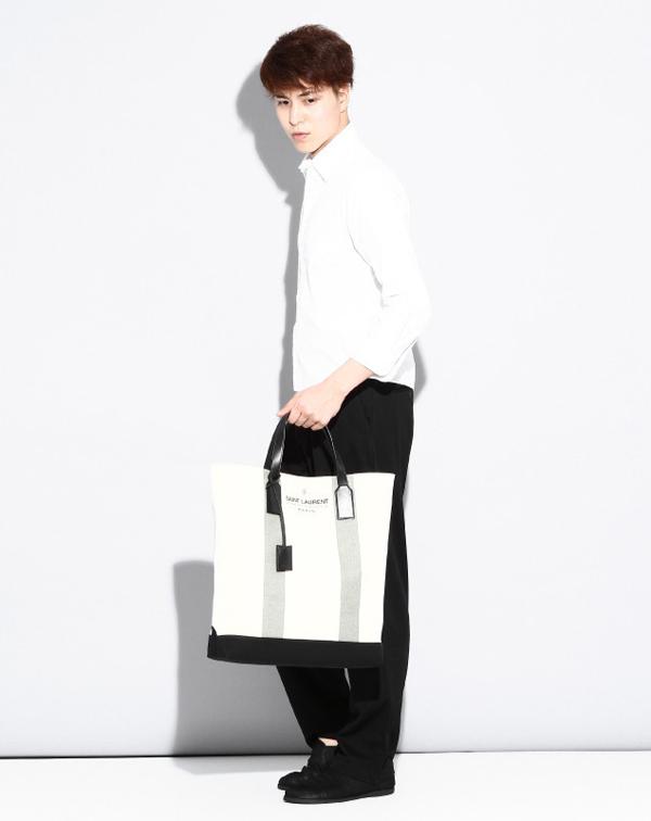 新作【Saint Laurent】サンローランスーパーコピー EACH SHOPPING TOTE BAG ユニセックス 415718 GPD1E