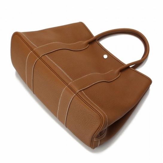 HERMES/エルメス★ガーデンPM×ハンドバッグ×ゴールド6051119