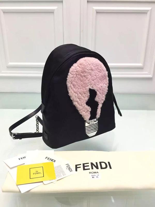 FENDI フェンディコピー【8BZ038_68N_F0786】ZAINO STONDATO NYLON+SHEEP 8BZ038_68N_F0786