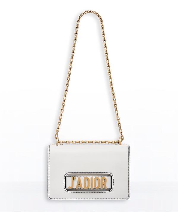2017SS【Christian Dior】J'ADIOR ディオールスーパーコピー チェーンフラップバッグ ホワイト M9000CVQV M030