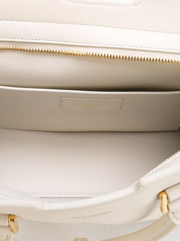 セール サンローランスーパーコピー Saint Laurent baby monogram cabas 白 70418002