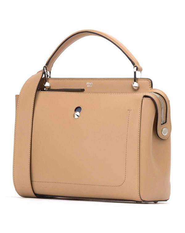 2017春夏新作 FENDI フェンディスーパーコピー ドットコム クラッチ付き レザー ハンドバッグ 8BN2935QLF04QT