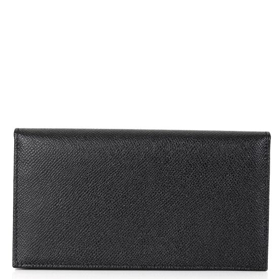 BVLGARI 15AW ブルガリスーパーコピー N級品 ロゴリング二つ折り長財布_BLACK 33745