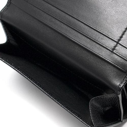 BVLGARI/ブルガリ★カーフ×２つ折り財布×ブラック★新作★ 7031110