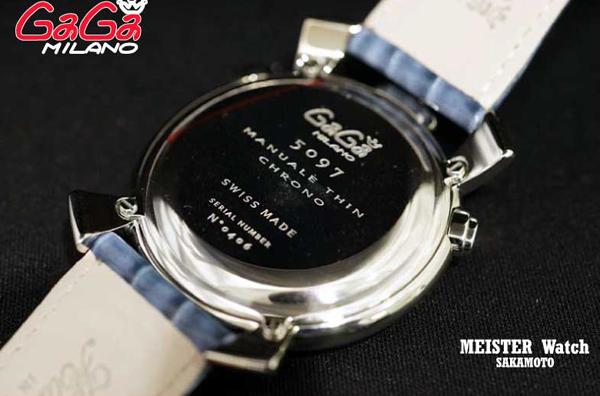 ガガミラノスーパーコピー シンクロノ46MM THIN CHRONOステンレス 時計 5097.02BL