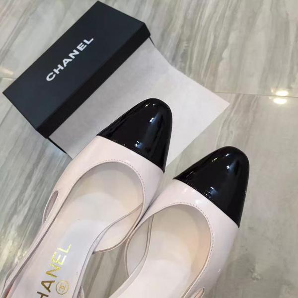 CHANEL シャネル コピー16AW 超レア バイカラー パンプス White×ブラック 7060512 